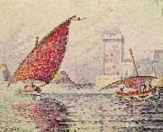 Paul Signac Fort Saint-Jean, Marseilles oil on canvas